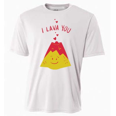 I Lava You Cute Funny Romantic Gift Cooling Performance Crew T-Shirt