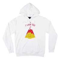 I Lava You Cute Funny Romantic Gift Hoodie