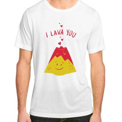 I Lava You Cute Funny Romantic Gift Adult ChromaSoft Performance T-Shirt