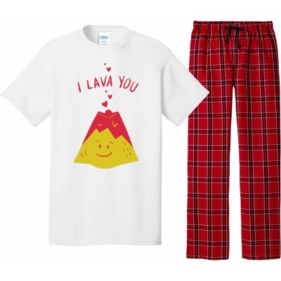 I Lava You Cute Funny Romantic Gift Pajama Set