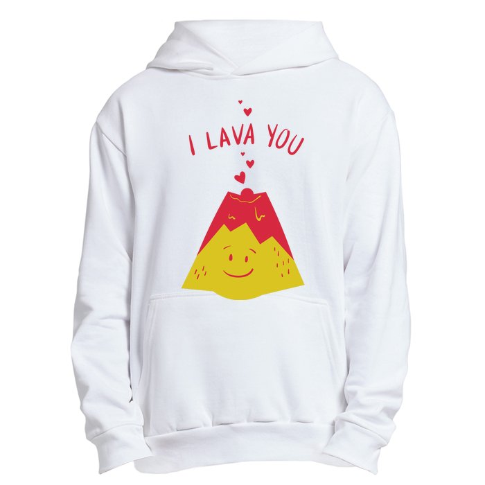 I Lava You Cute Funny Romantic Gift Urban Pullover Hoodie