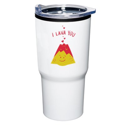 I Lava You Cute Funny Romantic Gift Tumbler