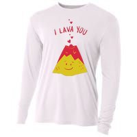 I Lava You Cute Funny Romantic Gift Cooling Performance Long Sleeve Crew