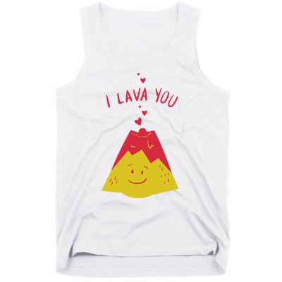 I Lava You Cute Funny Romantic Gift Tank Top