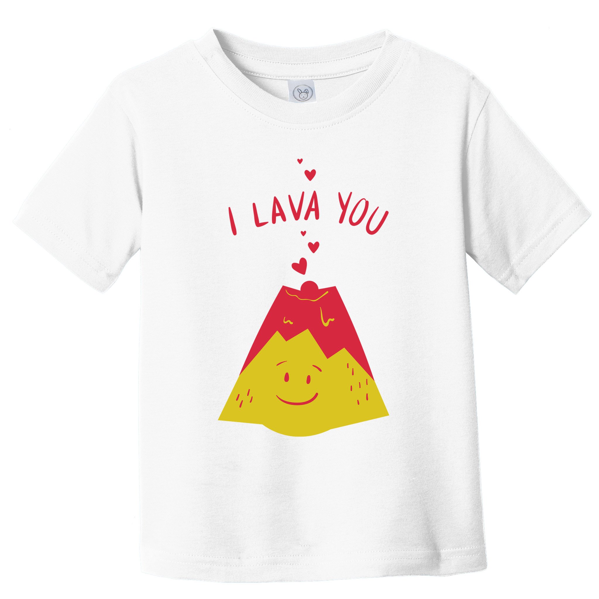 I Lava You Cute Funny Romantic Gift Toddler T-Shirt