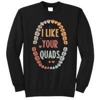 I Like Your Quads Dental Assistant Teeth Sweatshirt