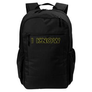 I Love You I Know Matching Couples Vacation Daily Commute Backpack