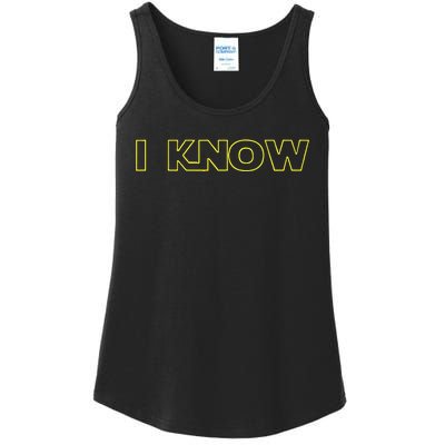 I Love You I Know Matching Couples Vacation Ladies Essential Tank