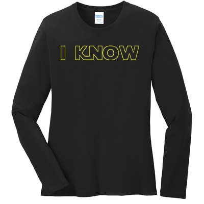 I Love You I Know Matching Couples Vacation Ladies Long Sleeve Shirt