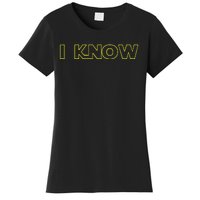 I Love You I Know Matching Couples Vacation Women's T-Shirt