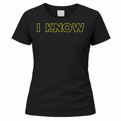 I Love You I Know Matching Couples Vacation Women's T-Shirt