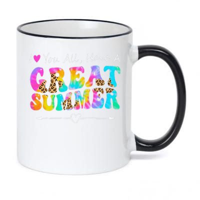 I Love You All Have a Great Summer Groovy For Wo Teacher 11oz Black Color Changing Mug