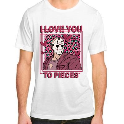 I Love You To Pieces ValentineS Day Horror Character Adult ChromaSoft Performance T-Shirt