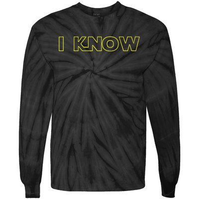 I Love You I Know Matching Couples Vacation Tie-Dye Long Sleeve Shirt