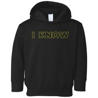 I Love You I Know Matching Couples Vacation Toddler Hoodie