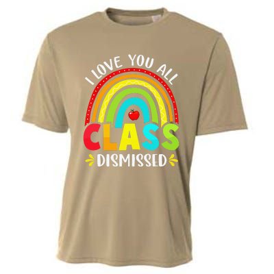 I Love You All Class Dismissed Last Day Of School TeacherCute Love Cooling Performance Crew T-Shirt