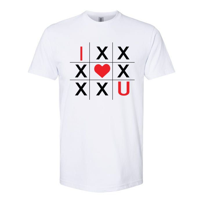 I Love You Tic Tac Toe Cute Valentines Day Softstyle CVC T-Shirt