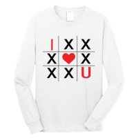 I Love You Tic Tac Toe Cute Valentines Day Long Sleeve Shirt