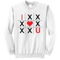 I Love You Tic Tac Toe Cute Valentines Day Sweatshirt