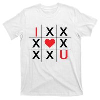 I Love You Tic Tac Toe Cute Valentines Day T-Shirt