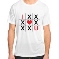 I Love You Tic Tac Toe Cute Valentines Day Adult ChromaSoft Performance T-Shirt