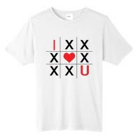 I Love You Tic Tac Toe Cute Valentines Day Tall Fusion ChromaSoft Performance T-Shirt