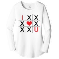 I Love You Tic Tac Toe Cute Valentines Day Women's Perfect Tri Tunic Long Sleeve Shirt