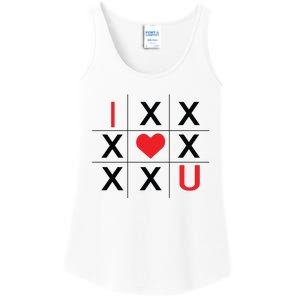 I Love You Tic Tac Toe Cute Valentines Day Ladies Essential Tank