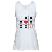 I Love You Tic Tac Toe Cute Valentines Day Ladies Essential Flowy Tank