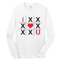 I Love You Tic Tac Toe Cute Valentines Day Tall Long Sleeve T-Shirt