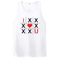 I Love You Tic Tac Toe Cute Valentines Day PosiCharge Competitor Tank