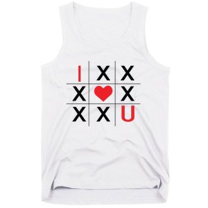 I Love You Tic Tac Toe Cute Valentines Day Tank Top