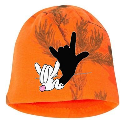 I Love You Hand Sign Language ASL Easter Kati - Camo Knit Beanie