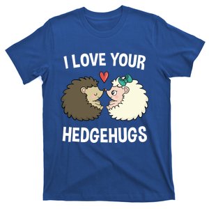 I Love Your Hedgehugs Rotic Valentines Day Hedgehog Gift T-Shirt