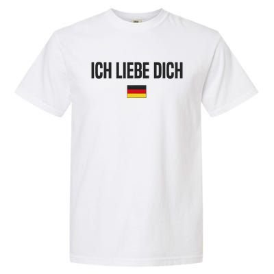 I Love You In German Language Germany Funny German Saying Garment-Dyed Heavyweight T-Shirt