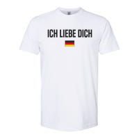 I Love You In German Language Germany Funny German Saying Softstyle CVC T-Shirt