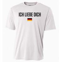 I Love You In German Language Germany Funny German Saying Cooling Performance Crew T-Shirt