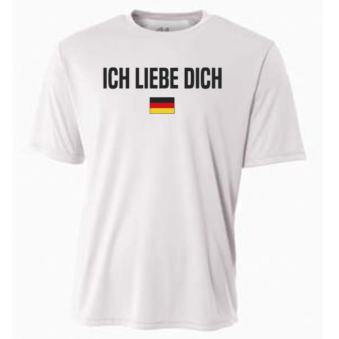 I Love You In German Language Germany Funny German Saying Cooling Performance Crew T-Shirt