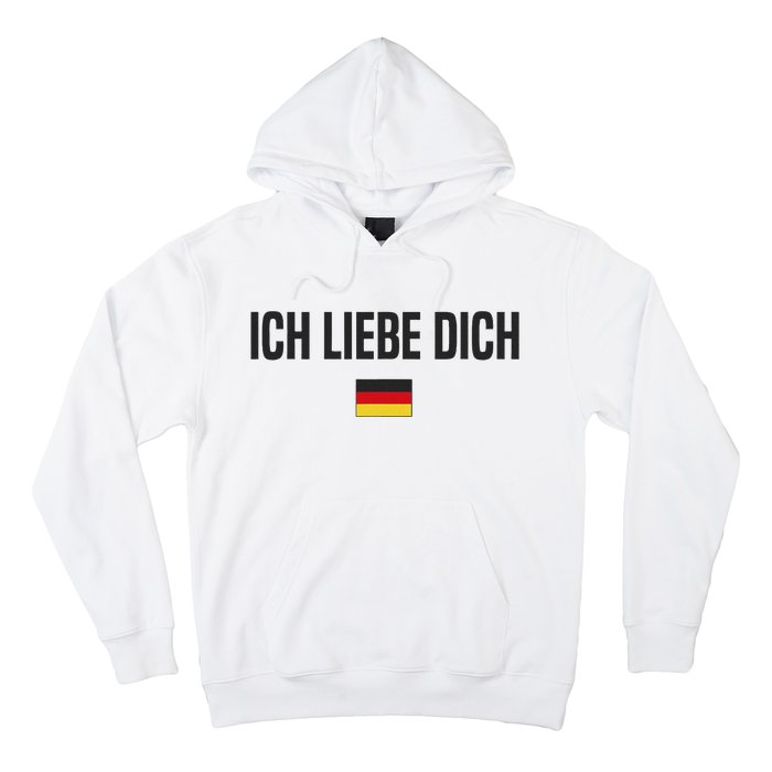 I Love You In German Language Germany Funny German Saying Hoodie