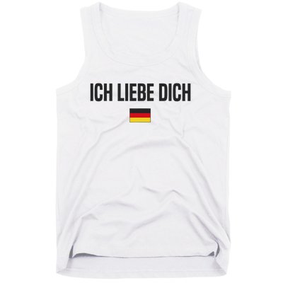 I Love You In German Language Germany Funny German Saying Tank Top