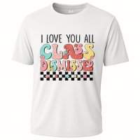 I Love You All Class Dismissed Groovy Teacher Last Day Cooling Performance Crew T-Shirt