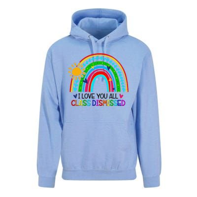 I Love You All Class Dismissed Teacher for Wo Unisex Surf Hoodie