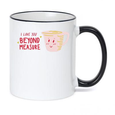 I Love You Beyond Measure 11oz Black Color Changing Mug