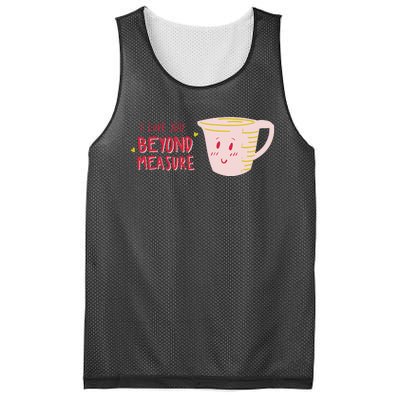 I Love You Beyond Measure Mesh Reversible Basketball Jersey Tank