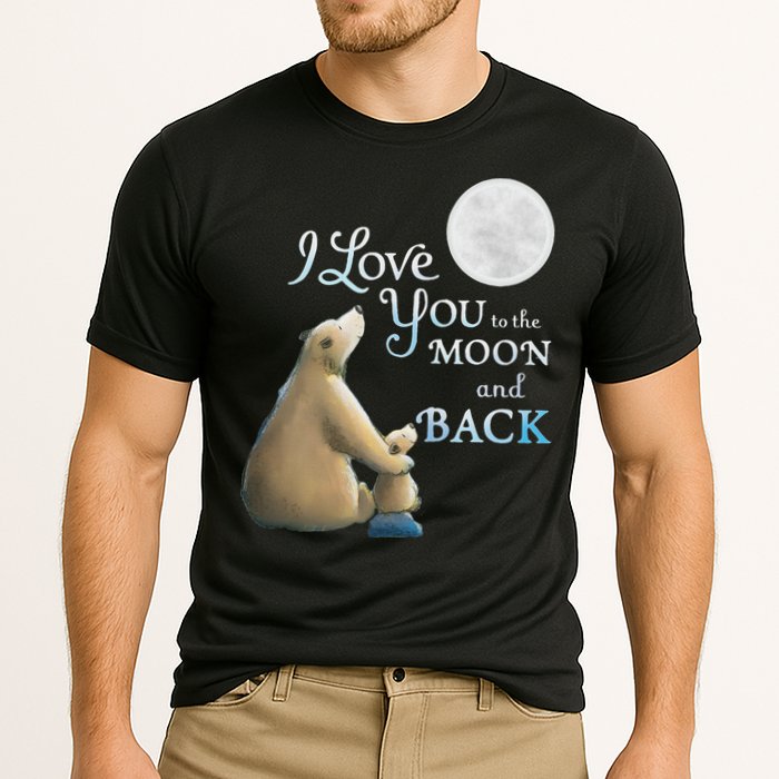 I Love You To The Moon And Back Cooling Performance Crew T-Shirt