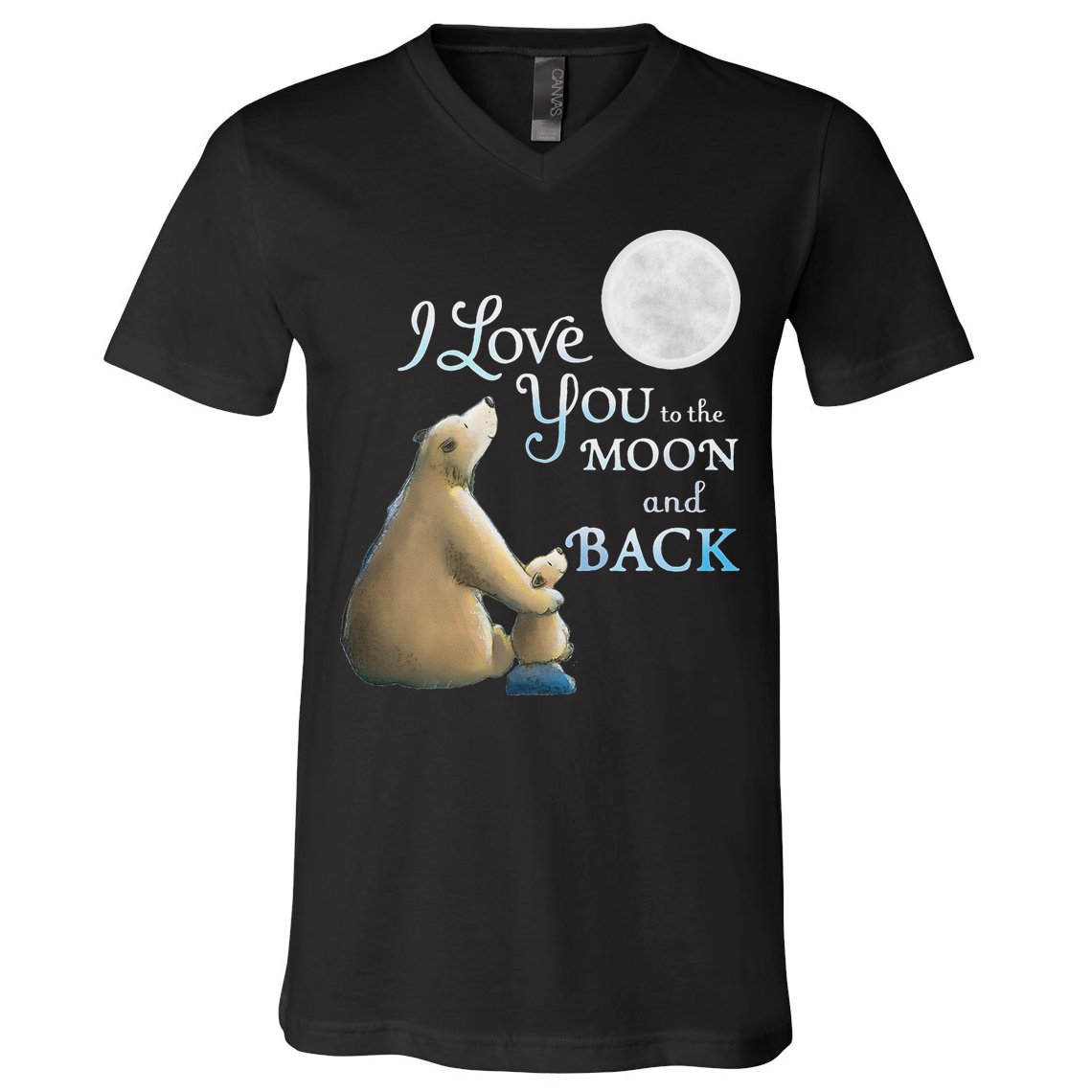 I Love You To The Moon And Back V-Neck T-Shirt