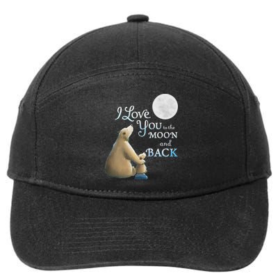 I Love You To The Moon And Back 7-Panel Snapback Hat