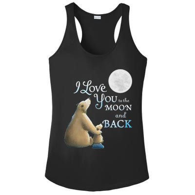 I Love You To The Moon And Back Ladies PosiCharge Competitor Racerback Tank