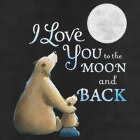 I Love You To The Moon And Back 25L Jumbo Tote