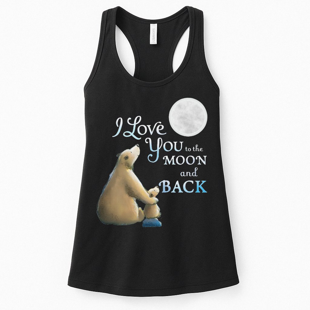 I Love You To The Moon And Back Womens Tank Top